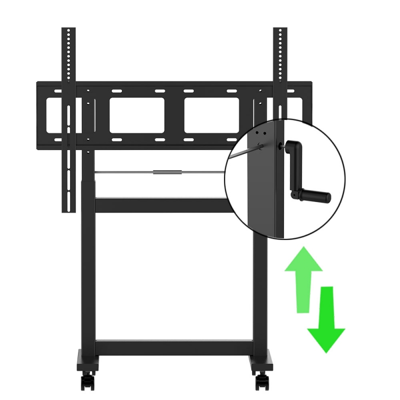 手工调节高度的通用落地移动电视支架CTD-TV2-H